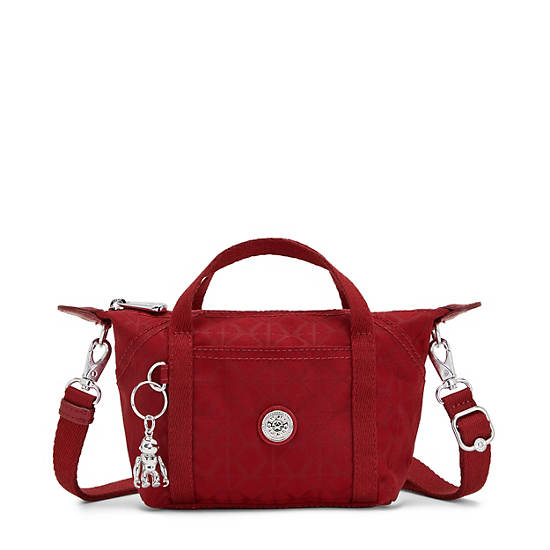 Kipling Art Compact Crossbody Bags Signature Red | CA 1075GS